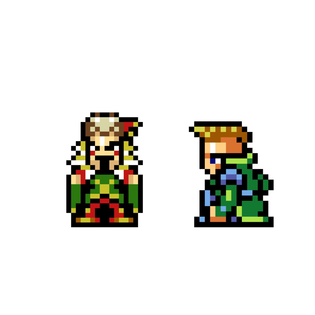 いつき ファイナルファンタジー6 レオ将軍 描きました おのれケフカ いつきおドット レオ将軍 Ff6 Dotpict