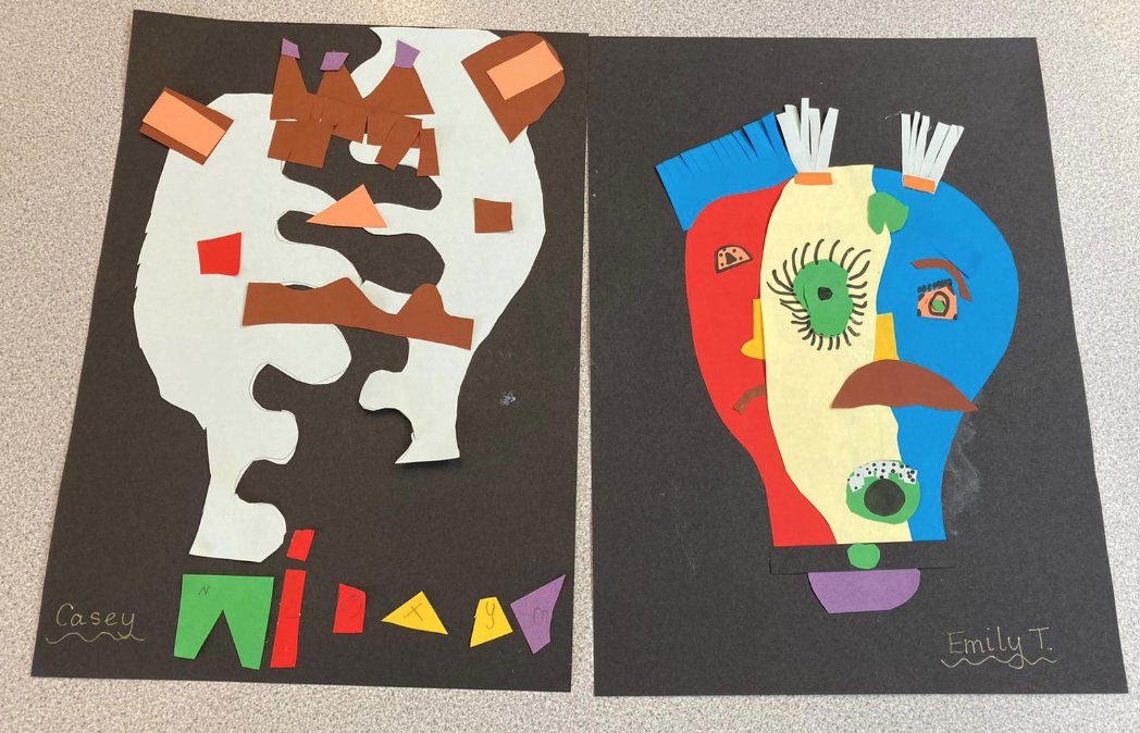 HallBaddow's tweet photo. Picasso inspired artwork 😍 https://t.co/Hzp0qUdfnX