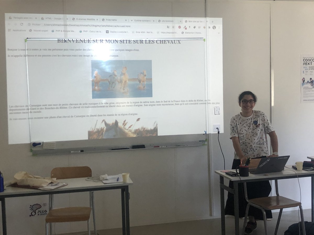 JumpInTech's tweet image. Aujourd’hui dans la promo de #Lyon nous avons crée nos propres sites web! #BecauseGirlsCan #vacances #numérique #digital