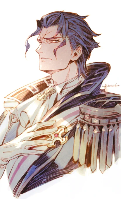 大逆転裁判クリア記念に描いたバンジークス卿です
5周年おめでとうございます～! 
