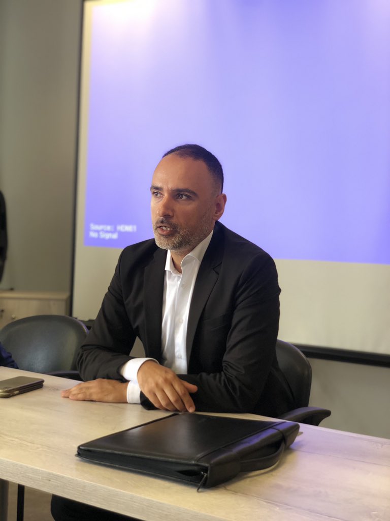 Invest_Lebanon's tweet photo. Dr. Mazen Soueid: We need to empower the #media sector especially nowadays. Its a sector with a lot of “value-add”. It is a sector that is “looking at the stars” and dreaming of better days and making it happen.
As a public institution we are ready to be the support they need https://t.co/Infpu49VDY