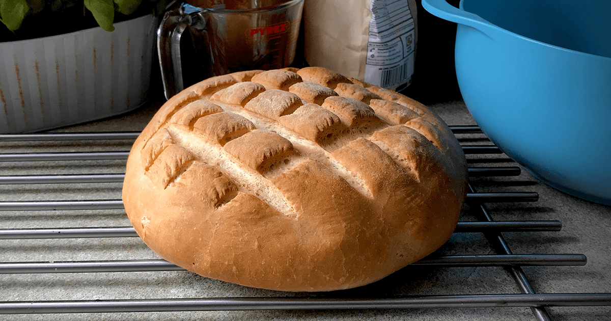 Working from home advantages: pretending i'm on Bake Off in between emails.
Working from home disadvantages: all the cakes &amp; bread that *need* eating.