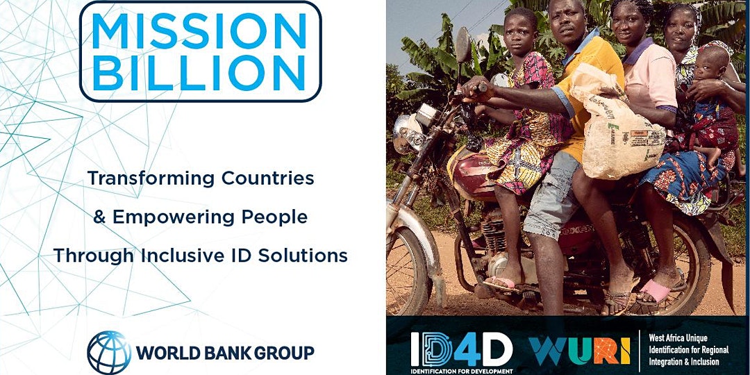 WorldBankAfrica's tweet photo. 📣Want to learn more about joining the Mission Billion Challenge WURI West Africa Prize🏆powered by MIT Solve? Join the Webinar on July 14, 9:30AM ET. 
Register here: https://t.co/mWeG8M1ERC #ID4D https://t.co/QPg79VbbK0