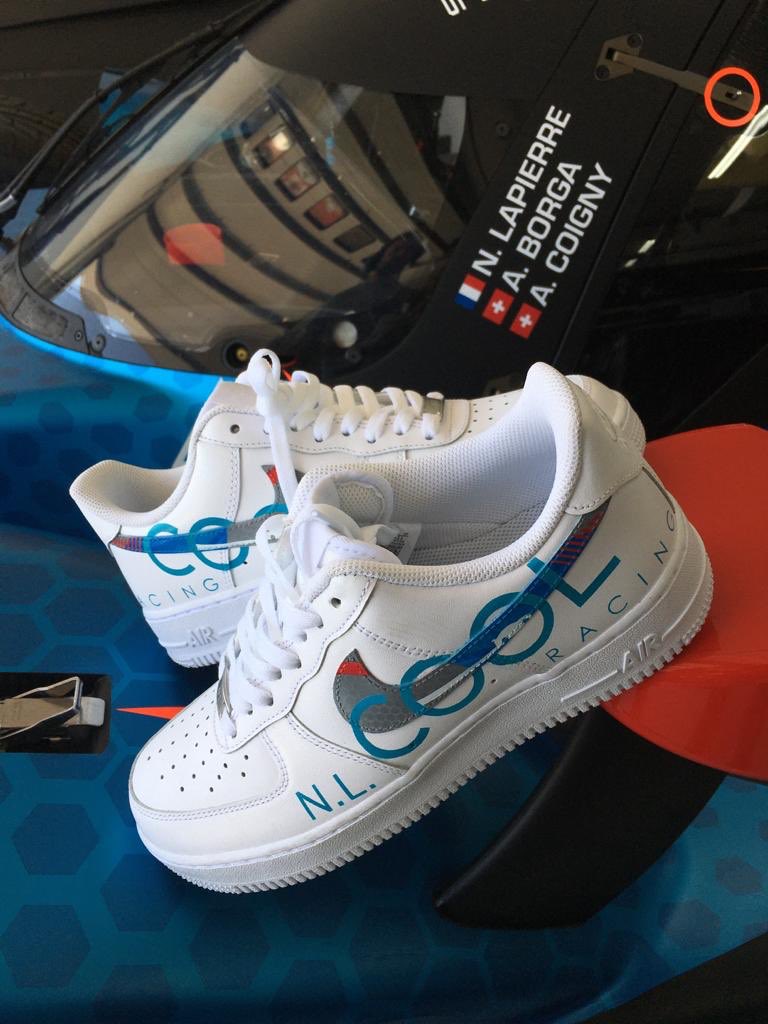 Oreca's tweet photo. 🤩 What a way to match with your Team... #shoegameonfleek mode 100% activated for @Nico_Lapierre &amp; @COOLRacingCH! https://t.co/0ukcALLctw