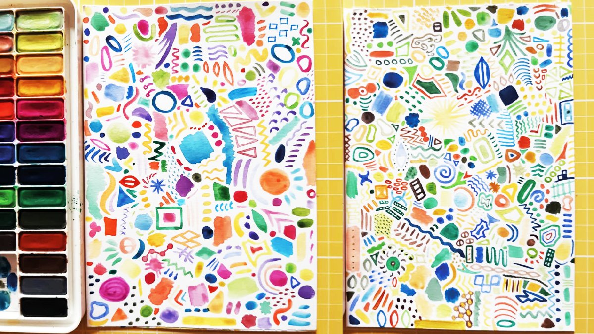 size3art's tweet photo. Absolutely LOVE filling pages with pattern! It's fun, can be therapeutic and it definitely gets the creative juices flowing!
The limited colour palette version was inspired by this week's #faddcreatives prompt #nature
#colourandpattern #gotogether #brilliantmatch #size3art https://t.co/7eOdRkXhri