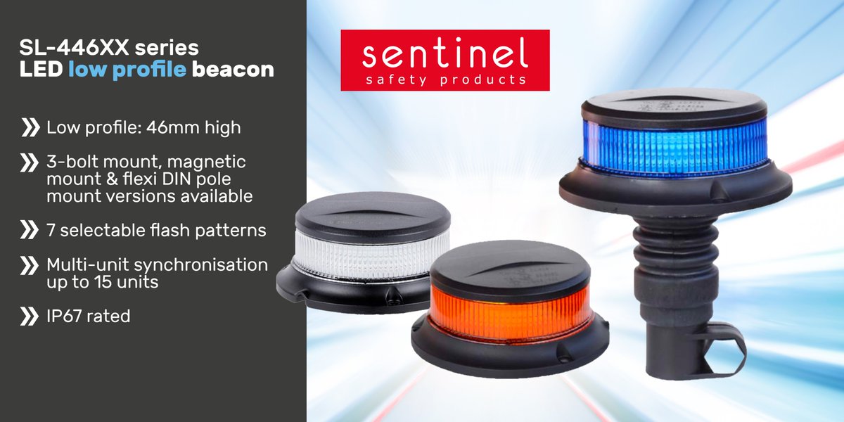 The new low profile beacon. This versatile &amp; compact light is designed to suit a variety of applications for both original build and aftermarket use. Find out more: bit.ly/Merlin-Beacons
#LEDBeacons #SafetyLighting #Agriculture #CommercialVehicles #Aftermarket