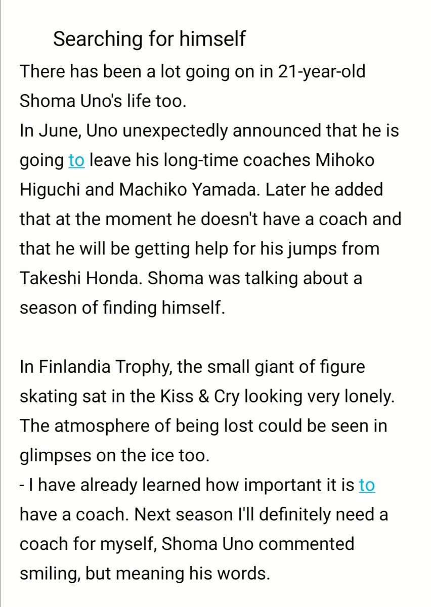 Vilya Doing The Pico Pico Eh Eh I Found A Finnish Article About Sota And Shoma Written After The Finlandia Trophy Last November I Translated It If Anyone S Interested