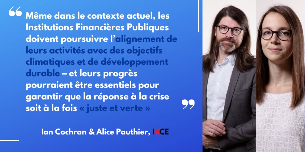 #LeMotDesChercheurs 👨‍💼👩‍💼

"Les institutions financières publiques #IFP peuvent contribuer à une #relance « juste et verte »" un article de <a href="/itcochran/">ian.cochran@ed.ac.uk</a> et <a href="/AlicePauthier/">APauthier</a> d'#I4CE

▶️Les IFP sont des acteurs clés dans les situations de crise économique

👉i4ce.org/les-institutio…