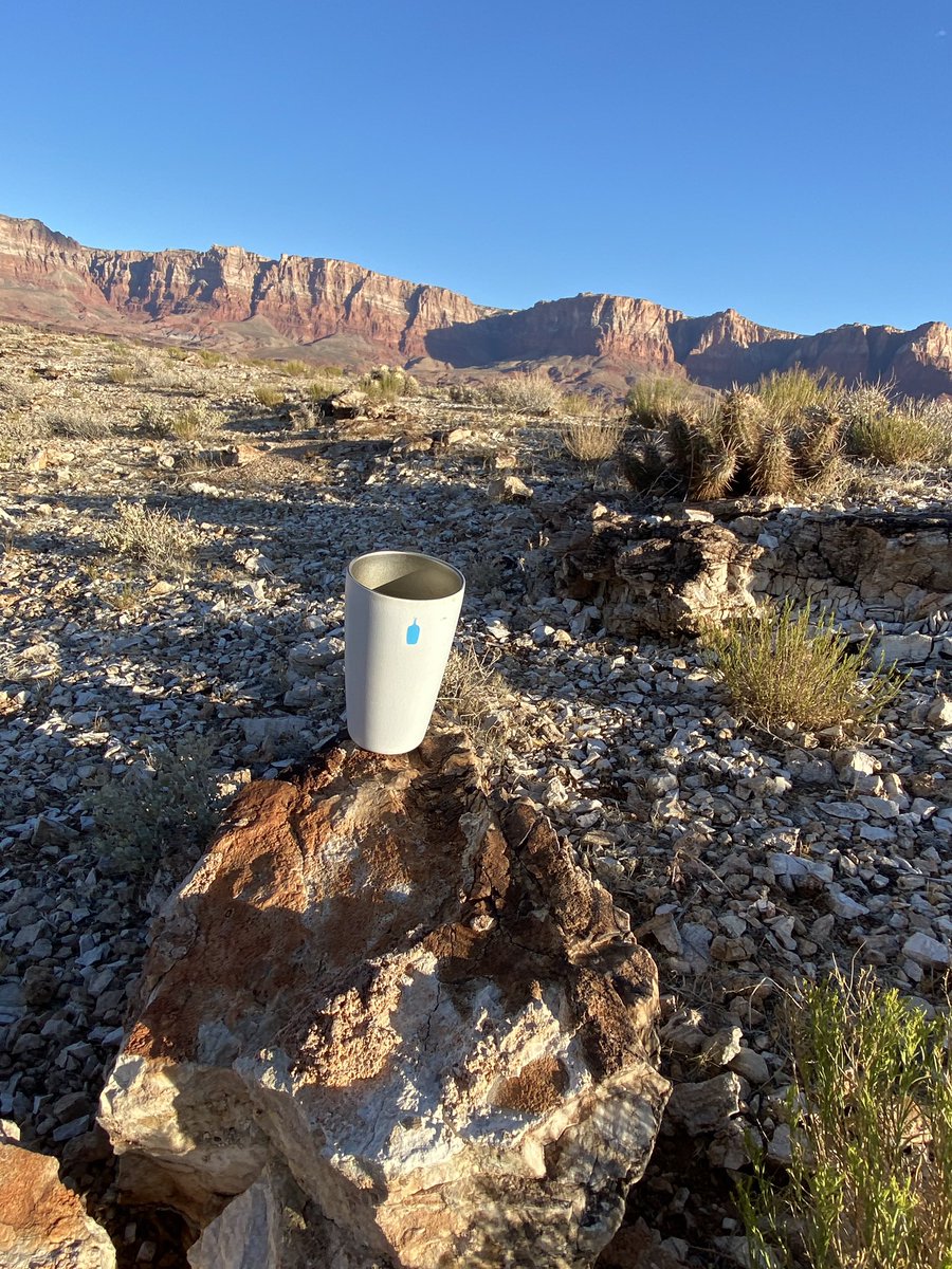 ecstein's tweet photo. @bluebottleroast nothing better than some fresh coffee overlooking the Grand Canyon. https://t.co/AYaon3x8Gu
