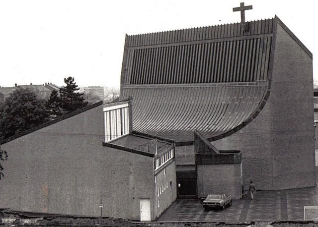 10. St Benedict's, Drumchapel by Gillespie Kidd & Coia (1970-1991). Andy Macmillan & Isi Metzstein, who designed it, had so many buildings demolished (many listed) they set up the Rubble Club, an organisation open to architects who have had buildings destroyed in their lifetime.