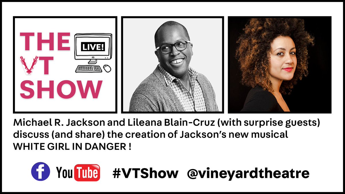 vineyardtheatre's tweet photo. #TBT to the @TheLivingMJ and #LileanaBlainCruz's episode of The #VTShow with special guests @yesmollyhager &amp; #LatoyaEdwards! #InCaseYouMissedIt https://t.co/NjKcBNkoGA https://t.co/rHD6kayLhY