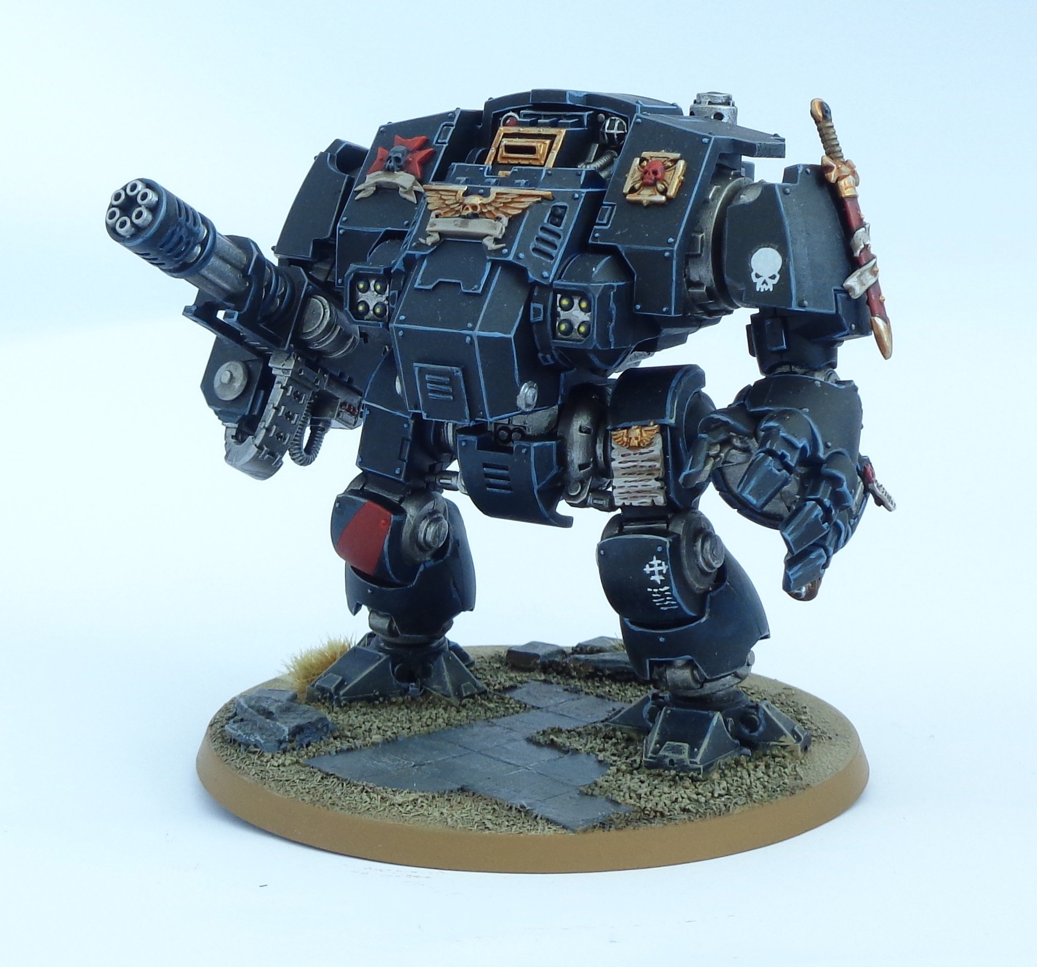 Mericthered On Twitter A Redemptor Dreadnought For The Black Templars Easy To Build Easy To Paint And The Gatling Canon Rolls A Lot Of Dice Just Great Fun Warhammercommunity Https T Co Hgyupbmeiu