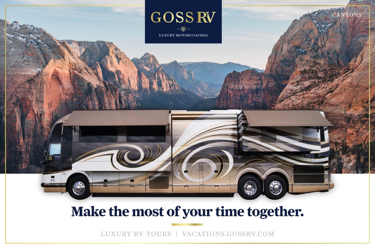 Step inside to luxury in motion. 
Step outside and be in the Canyons.

Start planning today at vacation.gossrv.com/canyons