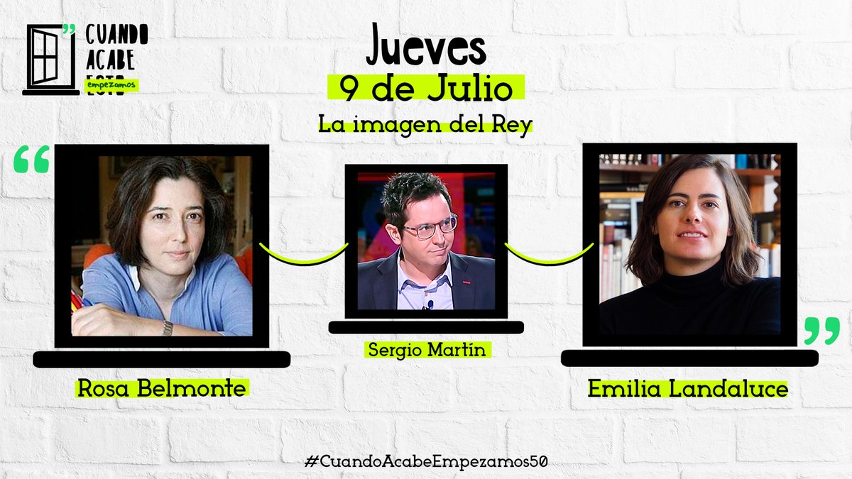 🔴 ¡Empezamos!

🎙️ <a href="/sergiomartin/">Sergio Martín</a> 

👥 <a href="/rosabelmonte/">Rosa Belmonte</a>  y Emilia Landaluce

🔶 YouTube: youtube.com/watch?v=855MlY…

 🔶Facebook: facebook.com/sergiomartinof…

#CuandoAcabeEmpezamos50