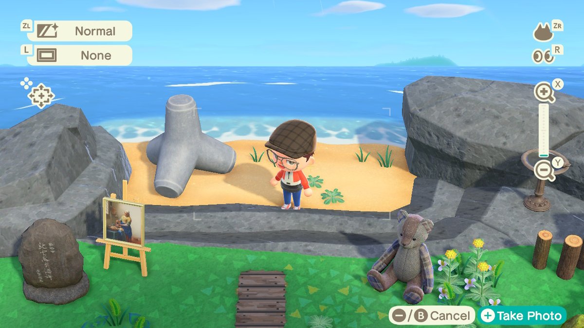 AcnhGindum's tweet photo. Some of my favorite island ideas! Bugs for Flick, DIY stop, Redd's beach, and porches for villagers! #AnimalCrossing #ACNH #NintendoSwitch https://t.co/9taSvEPl47