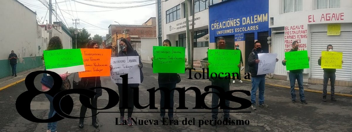 8columnasmx's tweet photo. #Edomex #AlMomento |🥼🏥Ex trabajadores del #SeguroPopular se manifiestan en #Toluca

🔴➡️Exigen continuidad laboral por parte del #INSABI

FOTO: Victoria Acevedo https://t.co/vOuiMkMjfX