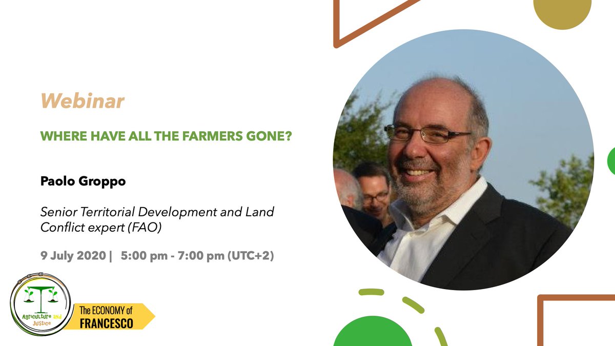 AgricoltureF's tweet photo. Interested to know more about food security and land reform in Brazil?
Listen this interview https://t.co/uaIuTrTFTh and don't forget to follow the next webinar "Where
have all the farmers gone?" that will be at 5:00 pm – 7:00 pm UTC +2):
https://t.co/RHyXL2S2GI
@FrancescoEcon https://t.co/rwwEEeFeCa