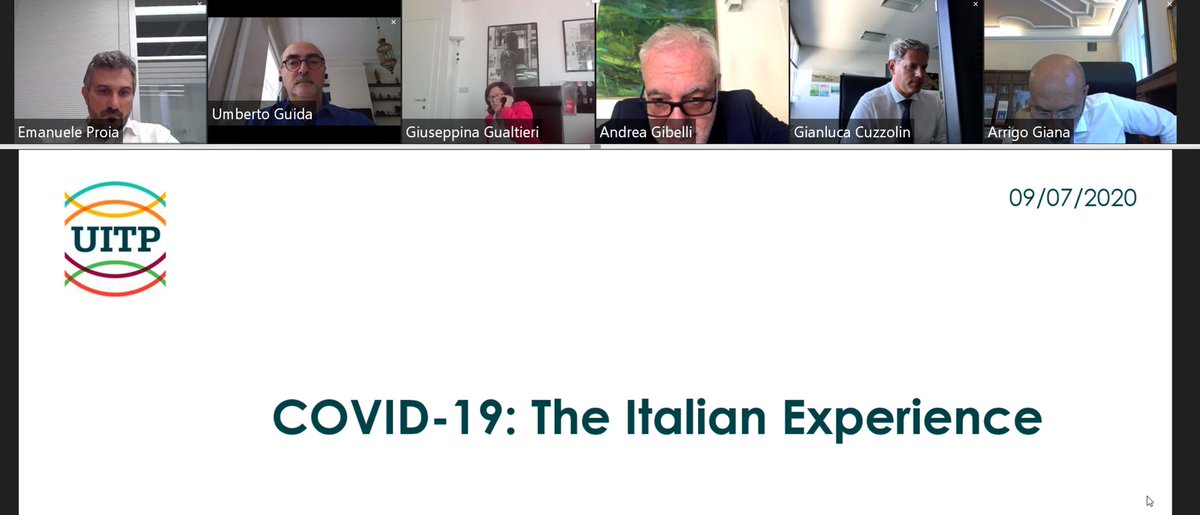 m_emre_kiran's tweet photo. Wonder the Italian experience on #publictransport   during the #Covid_19 Crisis? all @UITPnews members can find the recordings in our library later. 
on behalf of UITP Academy we thank to all speakers for great presentations !   @atm_informa @AssTrasporti @muoversivenezia &amp; TPER https://t.co/JVhznRRP2O