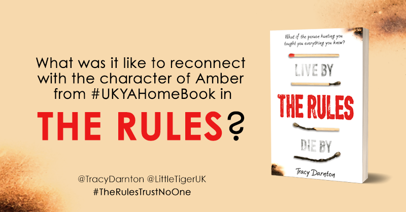 LittleTigerUK's tweet photo. In #TheRulesTrustNoOne we meet Amber from your short story 'The Letter' in #UKYAHomeBook once again! What was it like to reconnect with her as a character @TracyDarnton? https://t.co/bdjWiofAaw