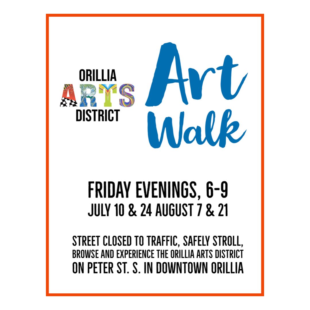 Stroll the Orillia Arts District while safely social distancing outside.