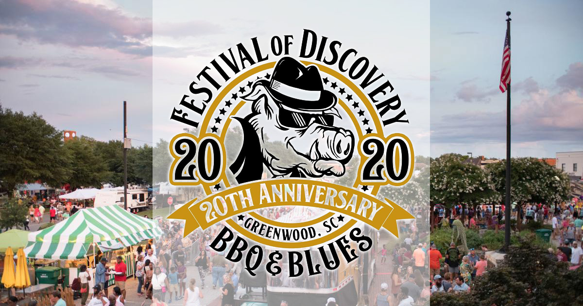 Save the date for the #Greenwood South Carolina Festival of Discovery Sept 24-26. The grills will be fired up with the smell of BBQ in the air! #meetmeuptown