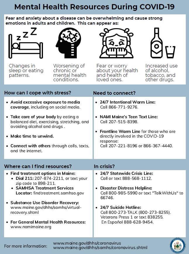 Fear and anxiety about disease can be overwhelming and cause strong emotions in adults and children. Here are some mental health resources to help during this time #headstart #mentalhealth