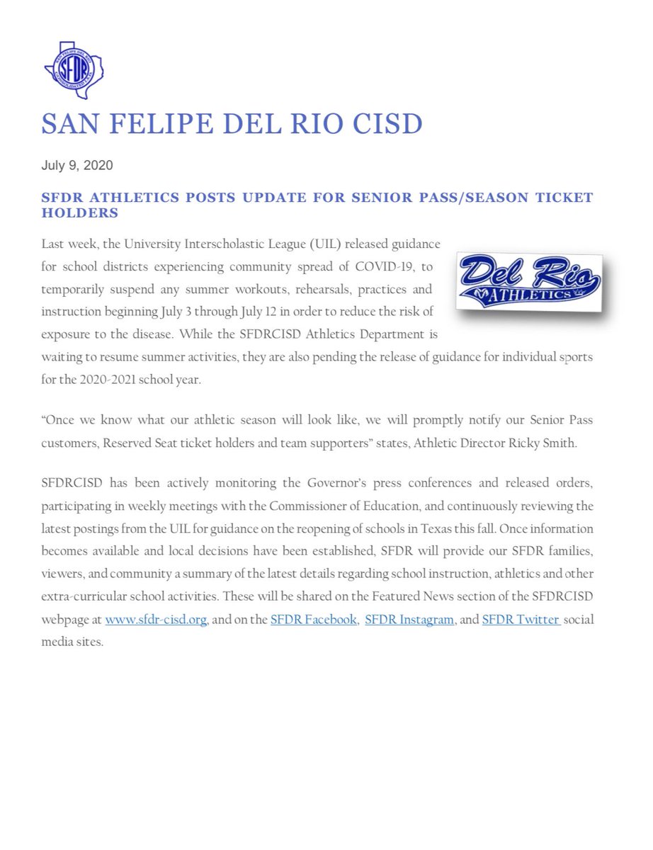 SFDRCISD tweet media