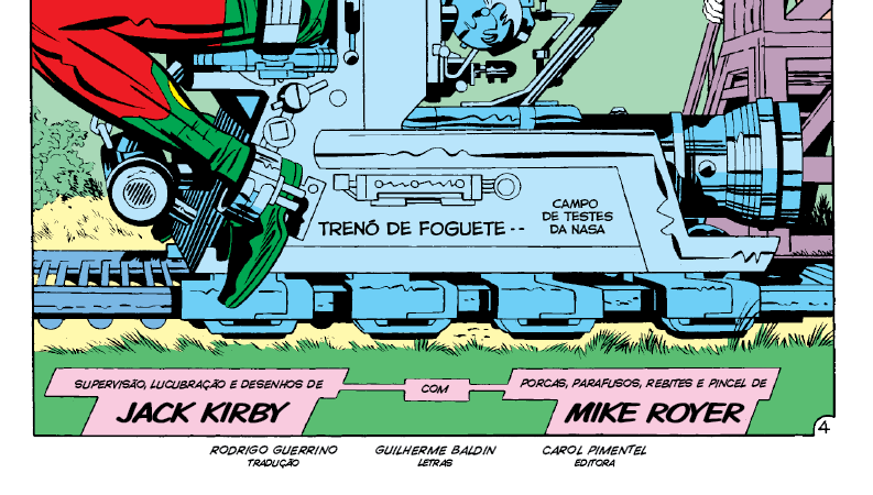 gbaldin90's tweet photo. pela primeira vez colocando meu nome (e o da @CarolPimentel8 <3) pertinho do mestre Kirby! e numa HQ inédita no Brasil, ainda! :o @JackKirbyMuseum @DCComics #comics #dc #mistermiracle #jackkirby #quadrinhos #lettering #comicslettering #letras #hq #historiasemquadrinhos https://t.co/A6vTjrt3Rg