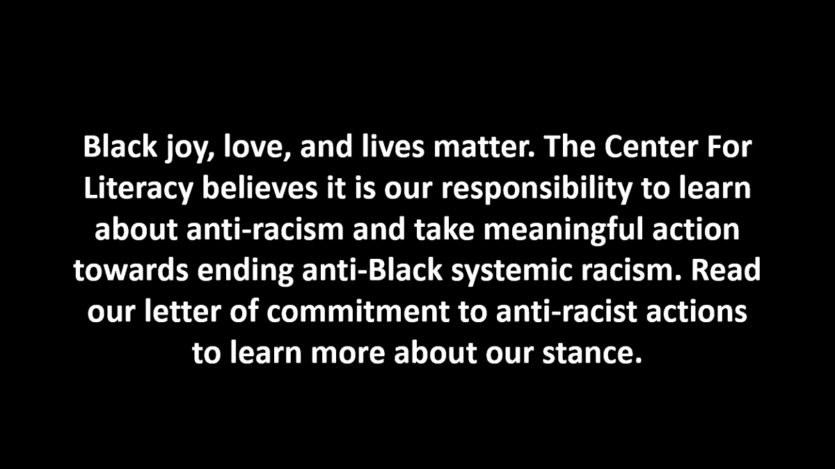 uiccfl's tweet photo. Black joy, love, and lives matter. The Center For Literacy believes it is our responsibility to learn about anti-racism and take meaningful action towards ending anti-Black systemic racism.

#UIC #BLACKLIVESMATTER #Chicago #literacy https://t.co/u0KHSEBgOh