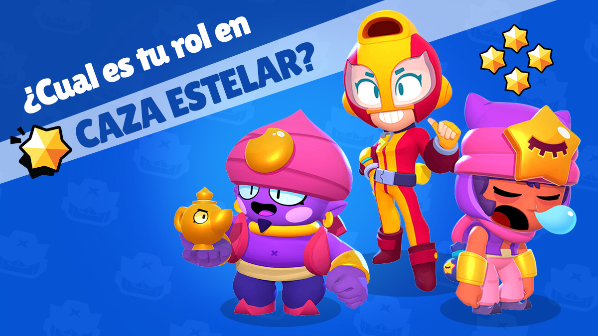 BrawlStarsES's tweet photo. ¿Eres el que espera en los arbustos, ataca de lejos o defiende a sus compañeros? 🧐 ¿Cuál es tu rol en Caza estelar? ⭐️ https://t.co/DDnCJHTVgb