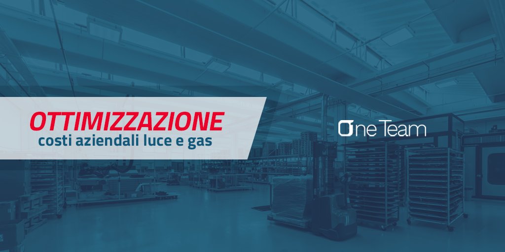 OneTeamGroup's tweet photo. "Ci siamo affidati a #OneTeam per l’ottimizzazione dei costi energetici di #luce e #gas della nostra azienda. I consulenti ci hanno proposto #sistemiinnovativi per monitorare i #consumi"

Per la tua #azienda affidati a noi, scrivi a info@oneteamgroup.it 📩 https://t.co/McnI9JKY0q