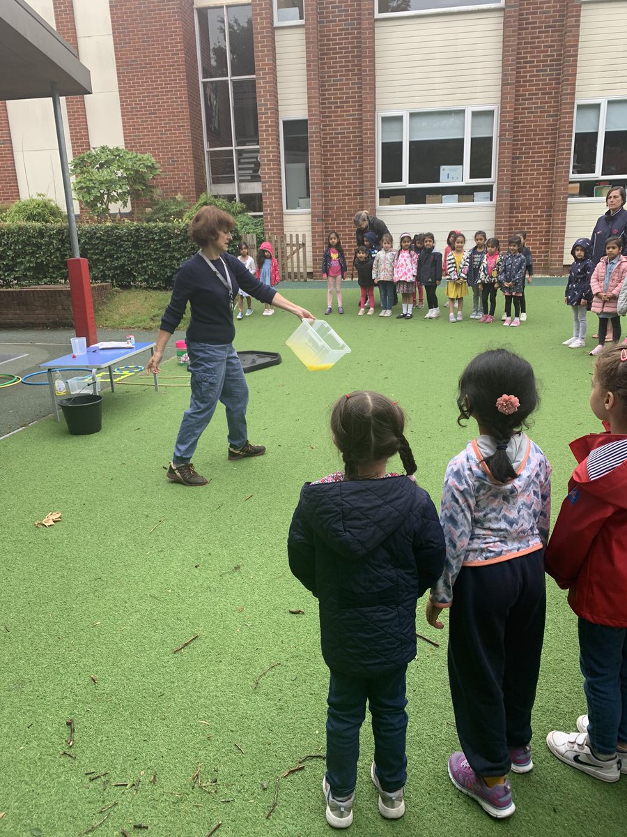 NWCEarlyYears's tweet photo. Thank you Mrs Amin for teaching us how to make magic bubbles! A quote from one of the girls sums up how much they enjoyed it, ‘I’m renaming this day to the best bubble day ever!’ #NWCfamily #EYFS #EYFSfun #magicbubbles https://t.co/zISwrzkim5