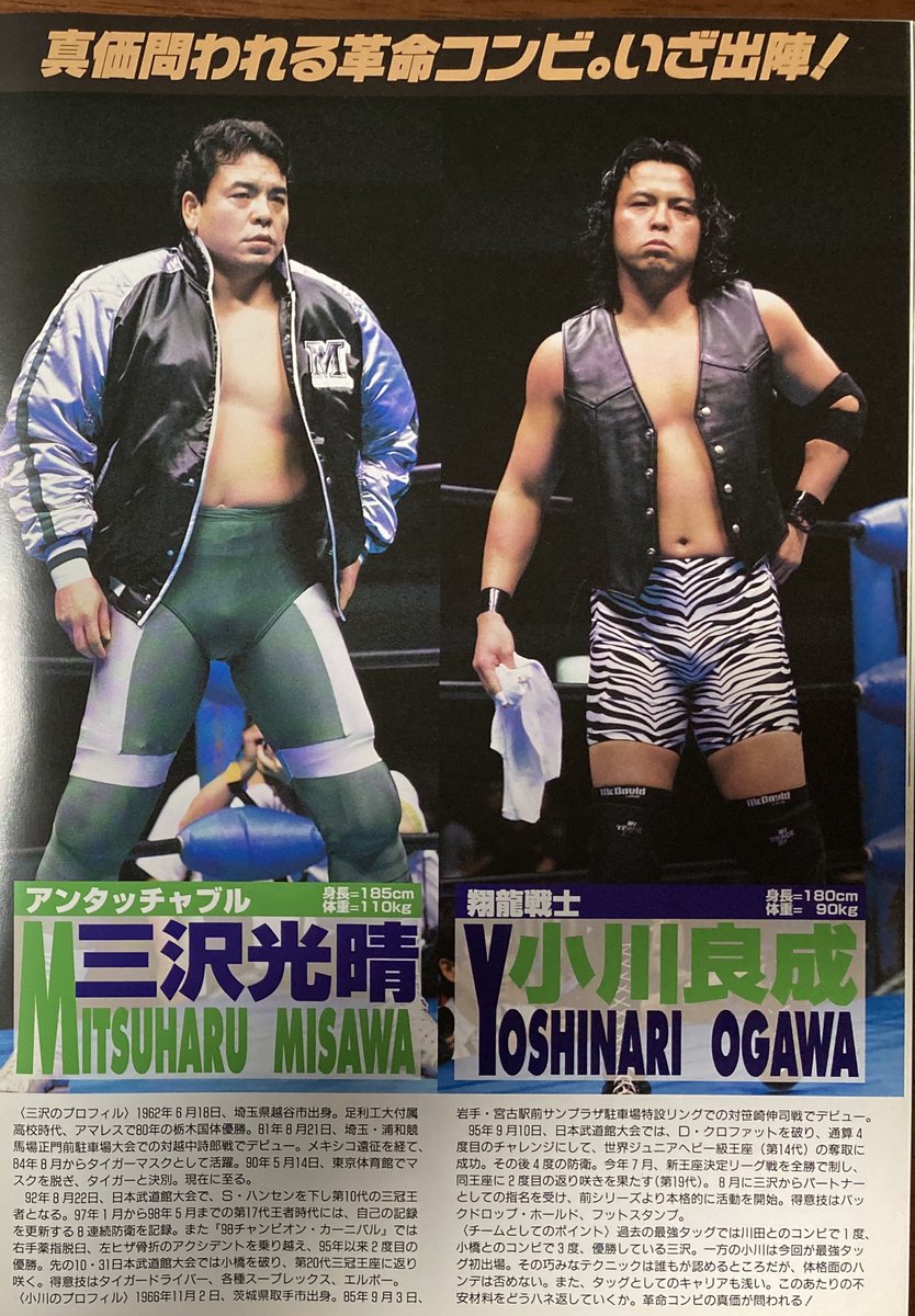 部屋を整理してて、置くとこ無いから、映画や昔のプロレスのパンフを