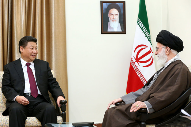 2)Jan 2016—China’s Xi meets with Iran’s Khamenei, after Obama’s nuclear deal came into effectMarch 2019—Xi sends letters to Khamenei, emphasizing on “maintaining & strengthening ties with Iran”August 2019—Draft 25-year Iran-China deal presented to Khamenei