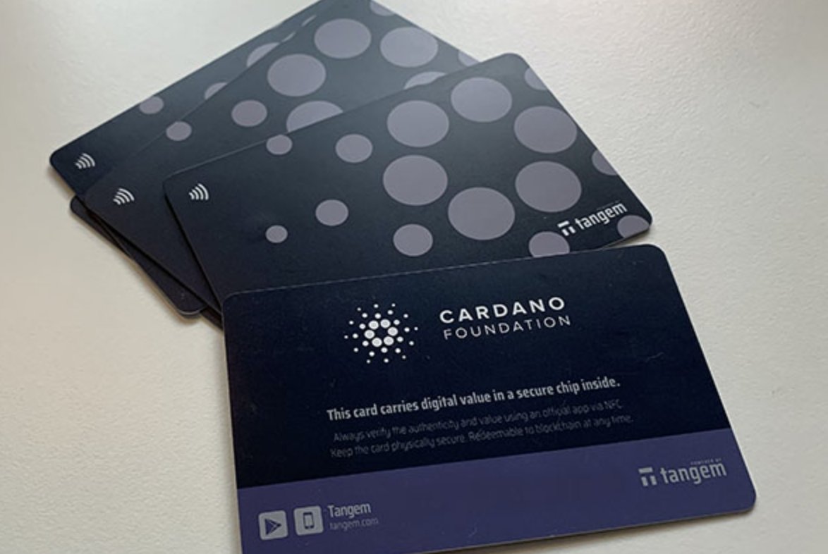 Wiiinnie's tweet photo. ***GIVEAWAY*** Let's have another #cardano themed #tangem card giveaway! The last one is on its way to the lucky winner in the US - who is next?

1) Follow @Wiiinnie 
2) Like &amp; RT this tweet

Winner drawn randomly on Sunday July 12th - 6pm UTC. Good luck! #ada $ada #crypto https://t.co/dbOwGhgGRO