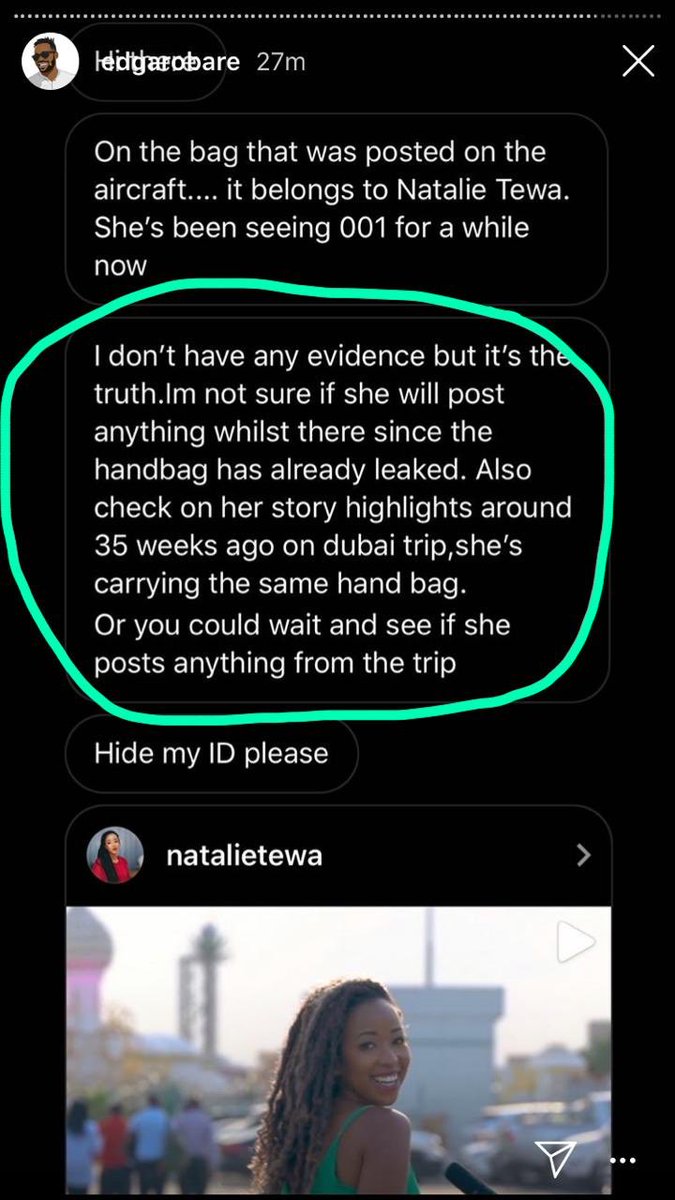 dodmichaela's tweet photo. Previously on ‘Whose bag is it anyway?’ hapo kwa Edgar Obare’s stories... there’s investigation and then there’s INVESTIGATION😂 #35weeks #zoomwhere? #womenarethebestresearchers #hidemyID wow😂 https://t.co/5BAismrOmi