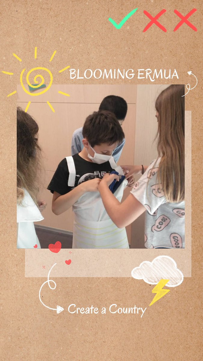 Akerlei's tweet photo. El proyecto "CREATE A COUNTRY" va cogiendo forma,  nuestros alumnos están creando unos trajes preciosos. Good Job!

BLOOMING #ermua - @GobiernoErmua https://t.co/1GG2Y73vUu