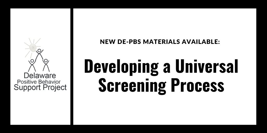 DelawarePBS's tweet photo. 30 educators joined @DEDeptofEd's Analysis to Action Learning Series: Universal Screening Webinar with @NikiRoberts82 from #DEPBS. If interested in learning how to develop a universal screening process in your school, check out the resources shared here: https://t.co/0ihy5rE8Zu https://t.co/QKABt4BaJR
