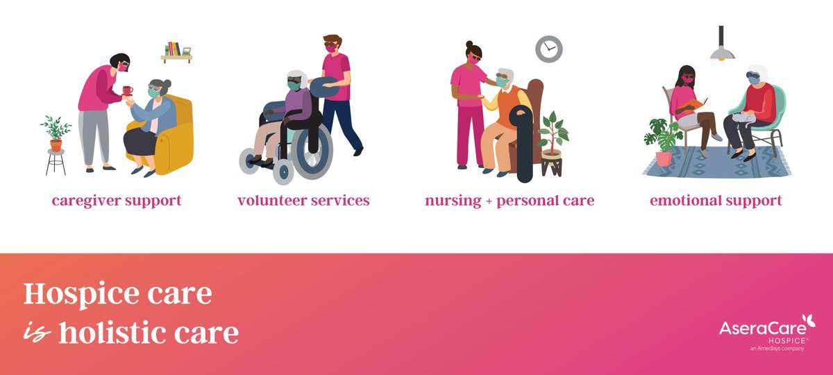 AseraCare's tweet photo. At #AseraCare, our team provides medical, emotional, and spiritual support to individuals with terminal illnesses and their families. Learn more here: https://t.co/d1ccbVKdpt

#thisishospice #makingmomentsmatter https://t.co/dvWIGbuRNw