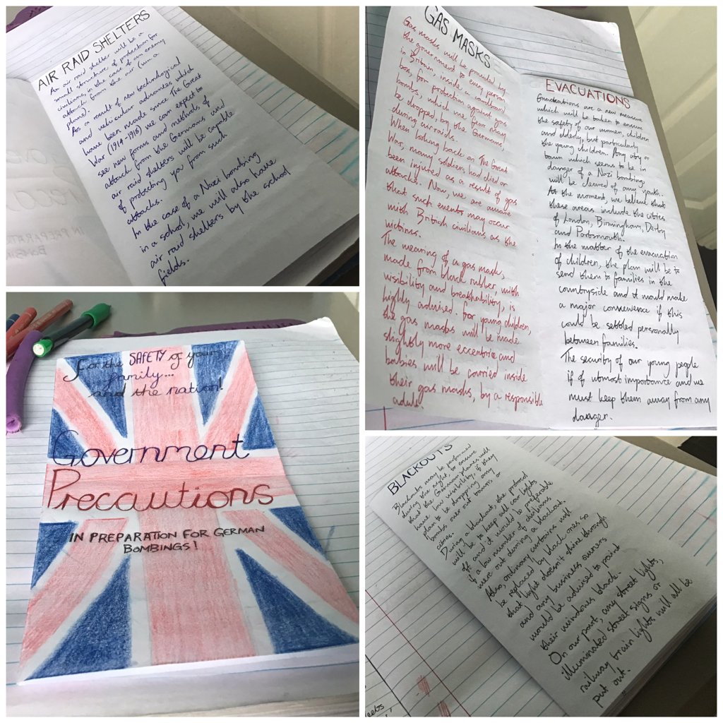 deFerrersHist's tweet photo. Some more excellent precautionary Home Front leaflets. Well done Year 9! https://t.co/YES3XWtt0X