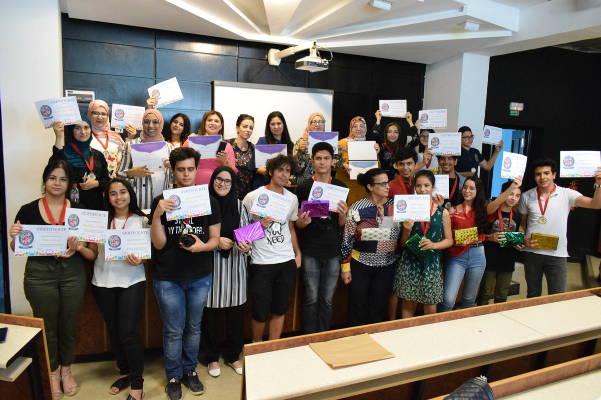 atoui_lama's tweet photo. The launch of the SDGeniuses movement
#SDGs #SUSI #Service_learning #DariEdu https://t.co/q0FQu4pRTe