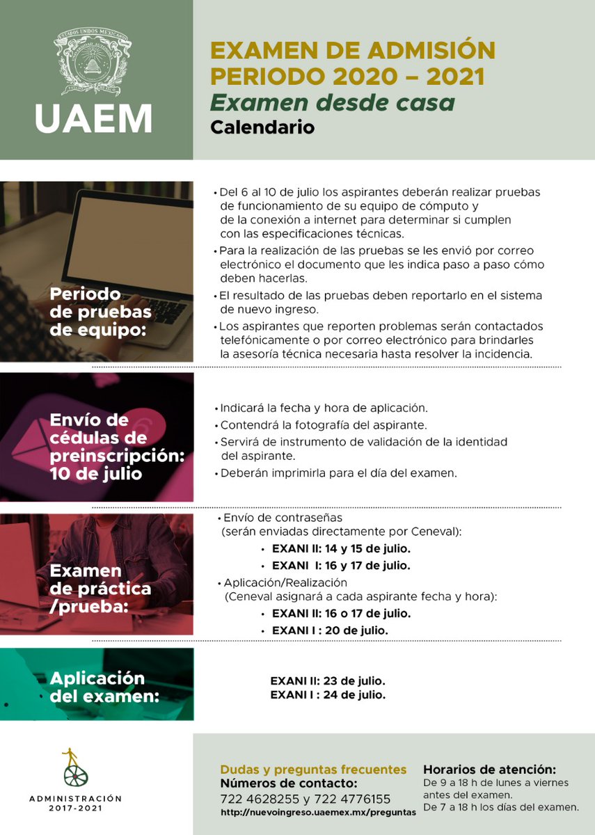 CUZumpango_ofic's tweet photo. Examen de admisión desde casa 📢 https://t.co/vPWwtO5yhp