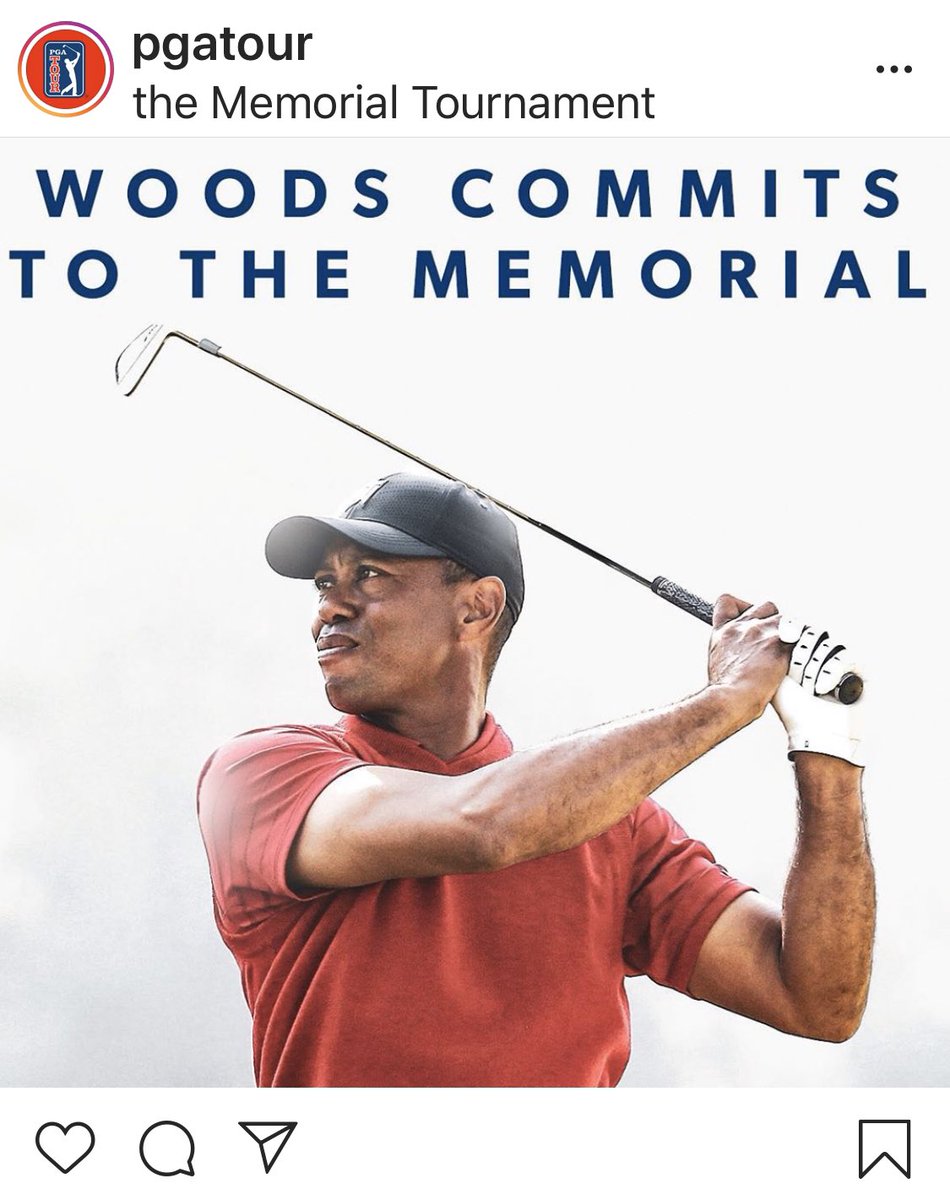 Swinging_Swamy's tweet photo. Yday I tweeted that @GOLFTV tweet indicated that @TigerWoods would commit to @MemorialGolf and here we have it just now today as @PGATOUR put it on insta!
So this #ReturnOfTiger https://t.co/0K8jbcSpA1