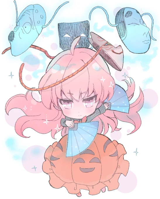 秦こころ。一回は描きたかったキャラクター。 