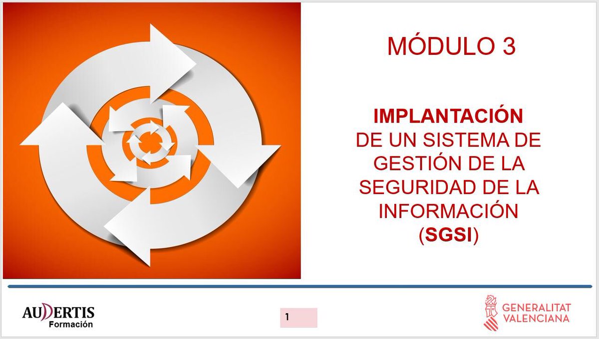audertis's tweet photo. Nuestro Director Técnico está impartiendo un curso de 5 jornadas sobre SGSI, a la Generalitat Valenciana, basado en ISO27001 y ENS. #ISO27001 #ens #sgsi #seguridad https://t.co/DUKV5yRMwj