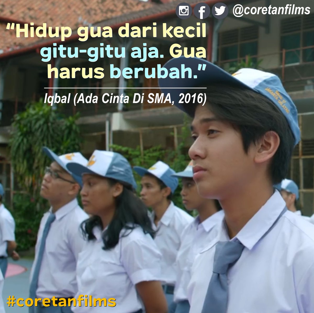 coretanfilms's tweet photo. Komen di bawah. Apa aja film yg diperankan Iqbaal yg udah kamu tonton?
#coretanfilms #adacintadisma #starvisionplus #iqbaalramadhan #aldymaldini #teukuryzki #agathachelsea #caitlinhalderman #starvision #gegeelisa #cassandralee #aisyahaqilah #cjr #malamjumat #MaafkanTiaraMV https://t.co/CA5MvlVIw1