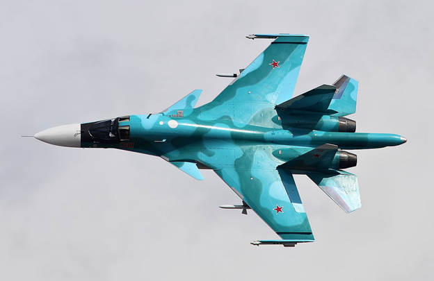 6)Bombers to be China versions of the Russian Tupolev Tu-22M3s, with a range of 6,800 km (2,410 km with a typical weapons load).Fighters will be the all-weather supersonic medium-range fighter bomber/strike Sukhoi Su-34, plus the newer single-seat stealth attack Sukhoi-57.