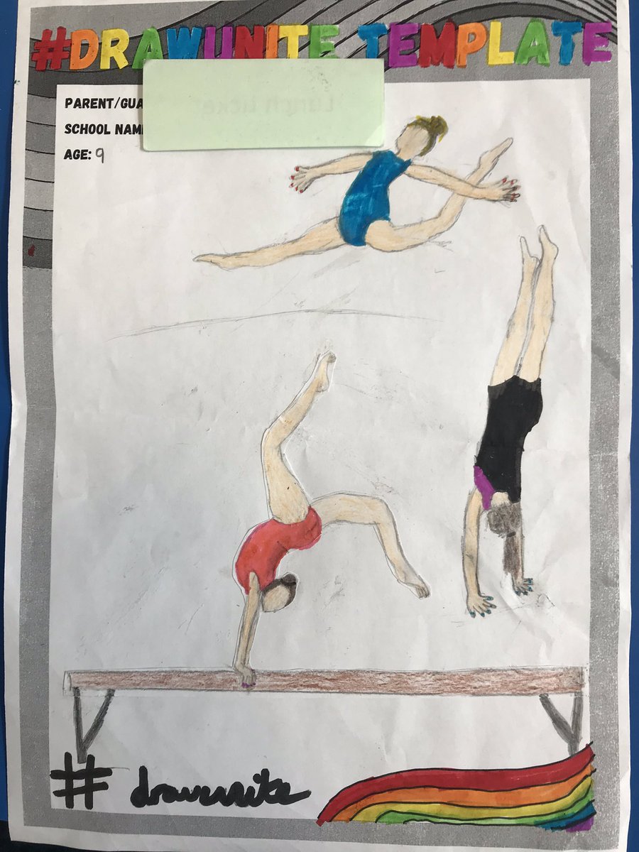 LouiseRoddam's tweet photo. Another amazing piece of art from @WestLanePrimary for #drawunite https://t.co/yt7J9nXqae