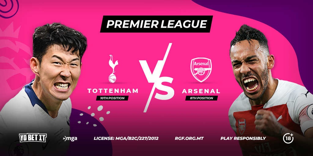 Yobetit's tweet photo. Tottenham vs Arsenal is this weekend in the Premier League!

Who do you think will conquer North London?

#premierleague #football #championsleague #epl #laliga #arsenal #england #NorthLondonDerby #sports #barcelona #tottenham #ligue #calcio #europaleague #london #Gunners #Spurs https://t.co/Ld7tv6XEOZ