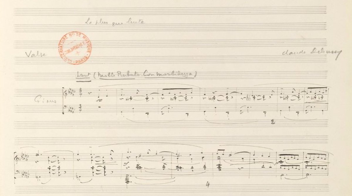 NotationIsGreat's tweet photo. From Debussy's "La plus que lente"! https://t.co/n0xlZxPVK2